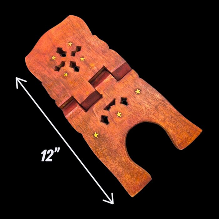 Handmade Wooden Prayer Book Stand - Small - Image 6