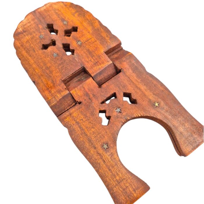 Handmade Wooden Prayer Book Stand - Big - Image 3