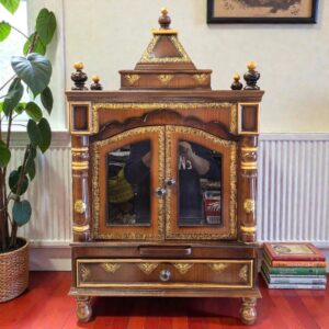 Wooden pooja mandir - 37inch | Large home temple