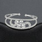 Silver finish Ad bracelet | Elegant Party wear women kada