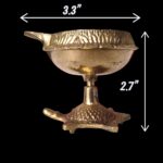 Dimensions of brass kuber diya