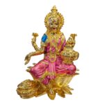 Close up of Lakshmi ji Idol for home mandir and gifts