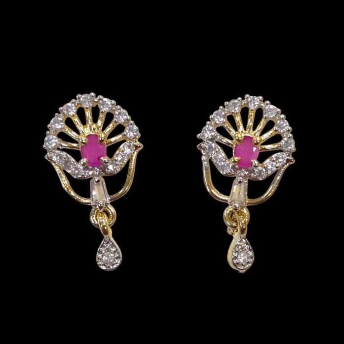 Mangalsutra with Earrings | AD mangalsutra - Image 5