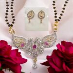 Mangalsutra with Earrings | AD mangalsutra
