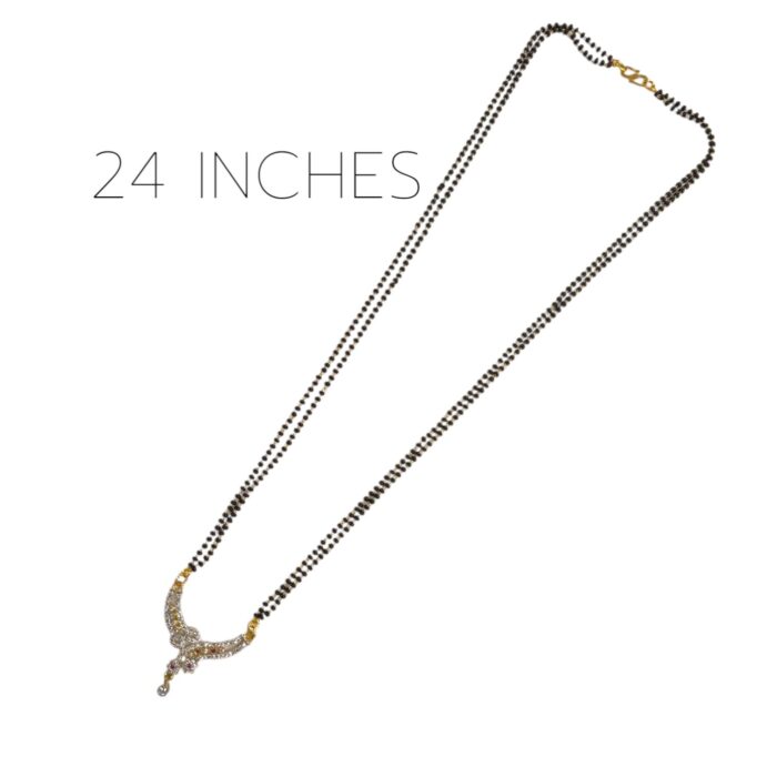 Mangalsutra with Earrings | Ethnic Indian jewellery - Image 2