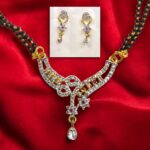 Mangalsutra with Earrings | Ethnic Indian jewellery