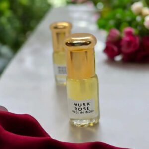 Make your aura be represented by the rose musk attar perfume oil