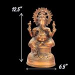 Dimensions of Copper Ganesh Idol | Metal Ganesha Statue
