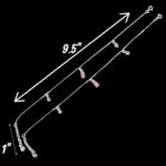 Pair of 925 Sterling Silver Anklets | Silver Anklets for Adults - 9.5 inch - Image 4