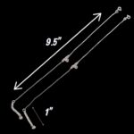 Pair of 925 Sterling Silver Anklets | Silver Anklets for Adults - 9.5 inch - Image 3