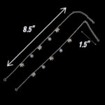 Length of each anklet being displayed along with the extensions