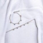 Pair of Pure Silver Anklets - 8.5 inch | Sterling silver ankle bracelets