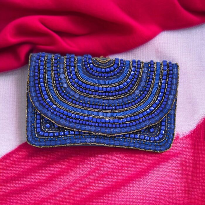 Beaded Envelope Clutch | Handmade Bag Cross body