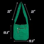 Dimensions of the Cotton cross body sling bag