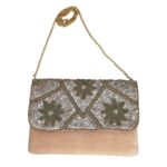 Cross body sling bag - Suede clutch bag
