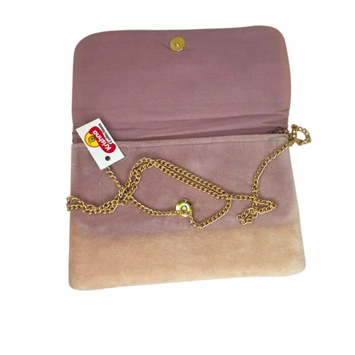 Clutch bag with golden chain option