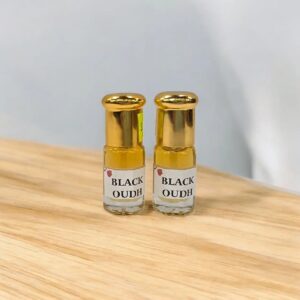 Black Oudh Attar - A delicate balance of woody, sweet, and smoky notes, evoking elegance and mystique.