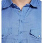 Blue Pathani salwar suit ethnic wear for men