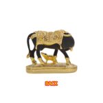 Back profile view of Kamdhenu cow Idol